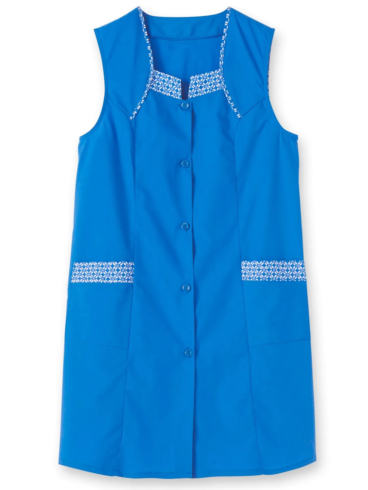 Tablier 3/4 sans manches tout boutonné