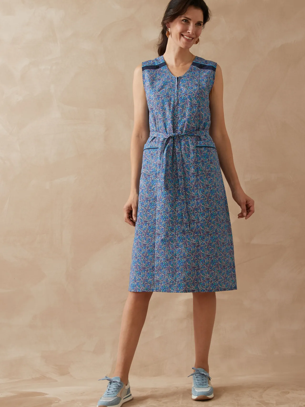 Tablier sans manches zippé