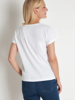 Tee-shirt à message "Fabuleuse"