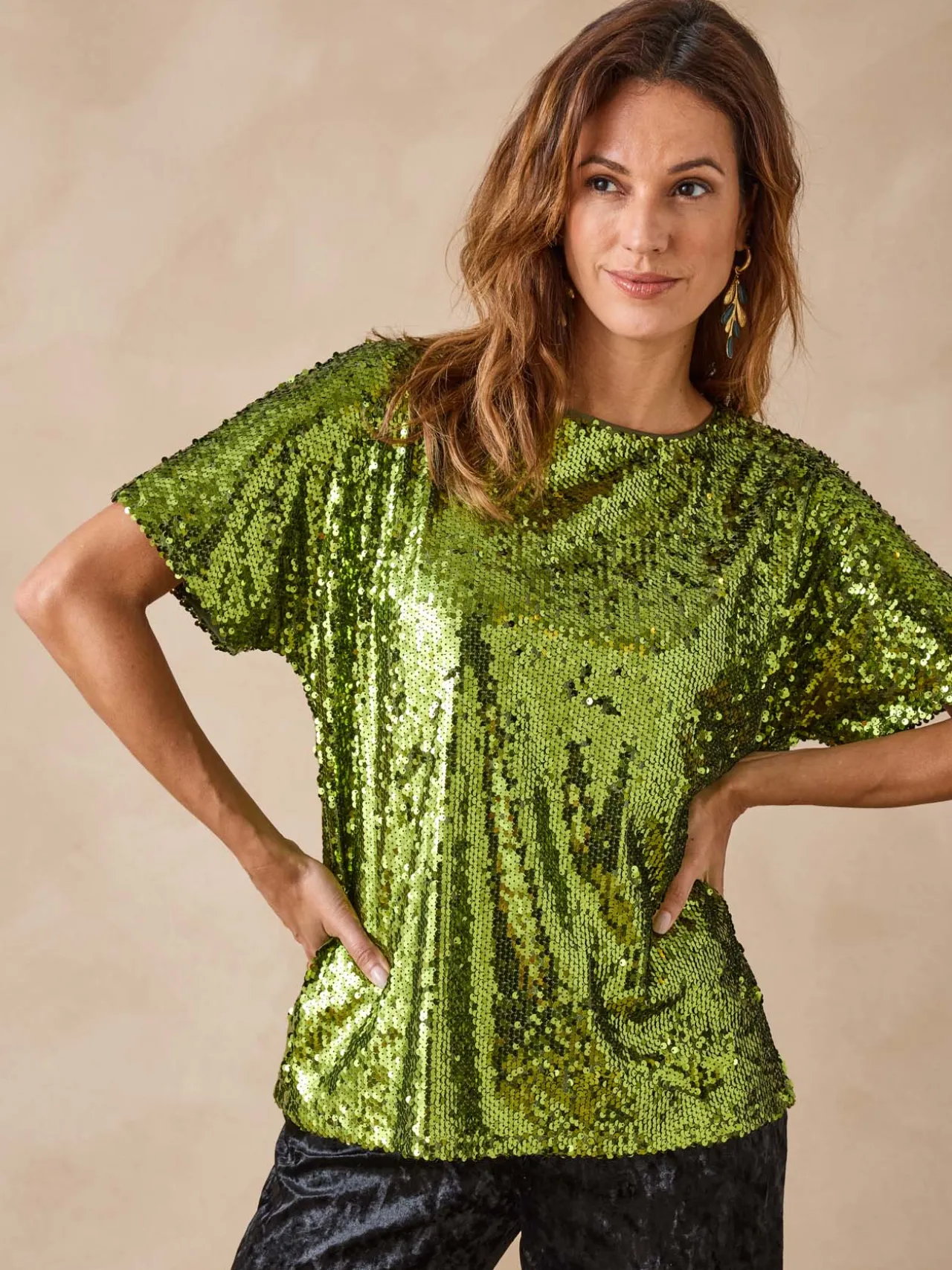 Tee-shirt à sequins