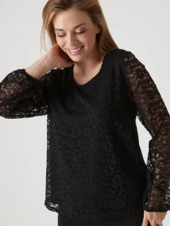 Tee-shirt avec dentelle