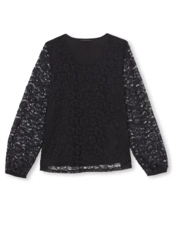 Tee-shirt avec dentelle