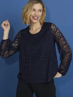 Tee-shirt avec dentelle