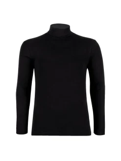 Tee-shirt col roulé pur coton