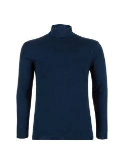 Tee-shirt col roulé pur coton