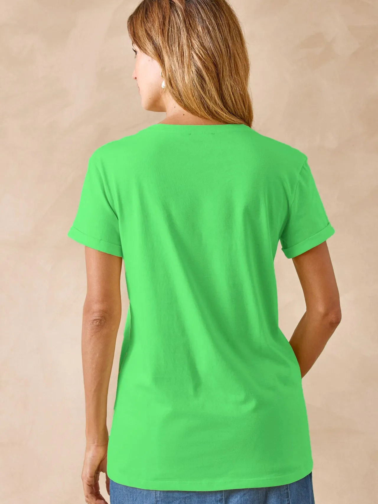 Tee-shirt coton à broderies ajourées