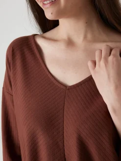 Tee-shirt côtes plates