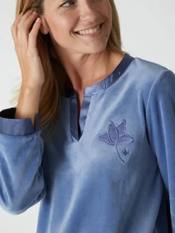 Tee-shirt de pyjama maille velours