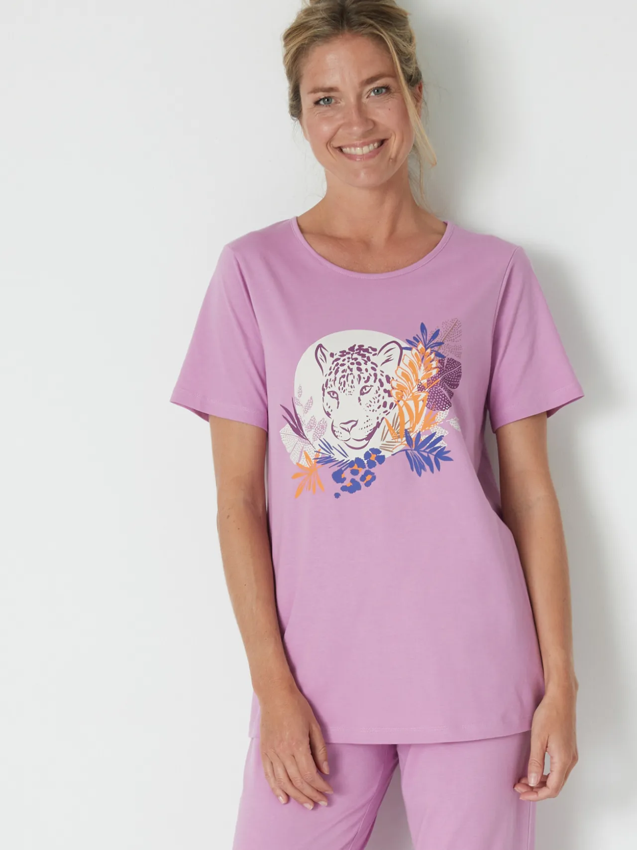 Tee-shirt de pyjama manches courtes
