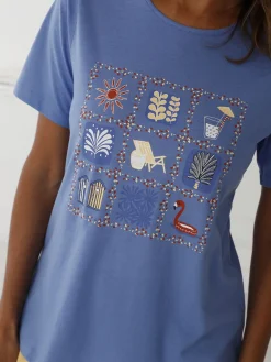 Tee-shirt de pyjama pur coton