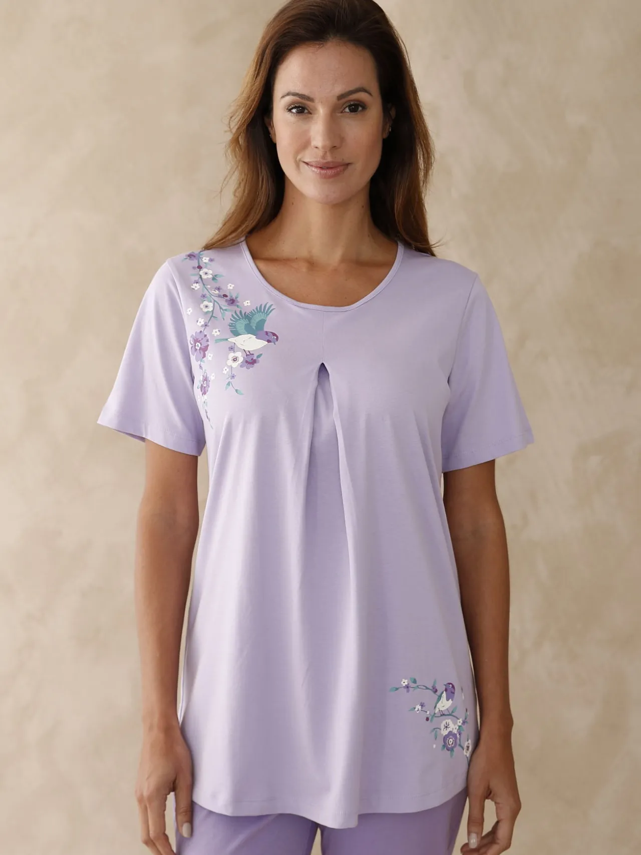 Tee-shirt de pyjama pur coton