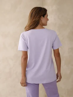 Tee-shirt de pyjama pur coton