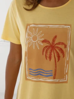 Tee-shirt de pyjama pur coton