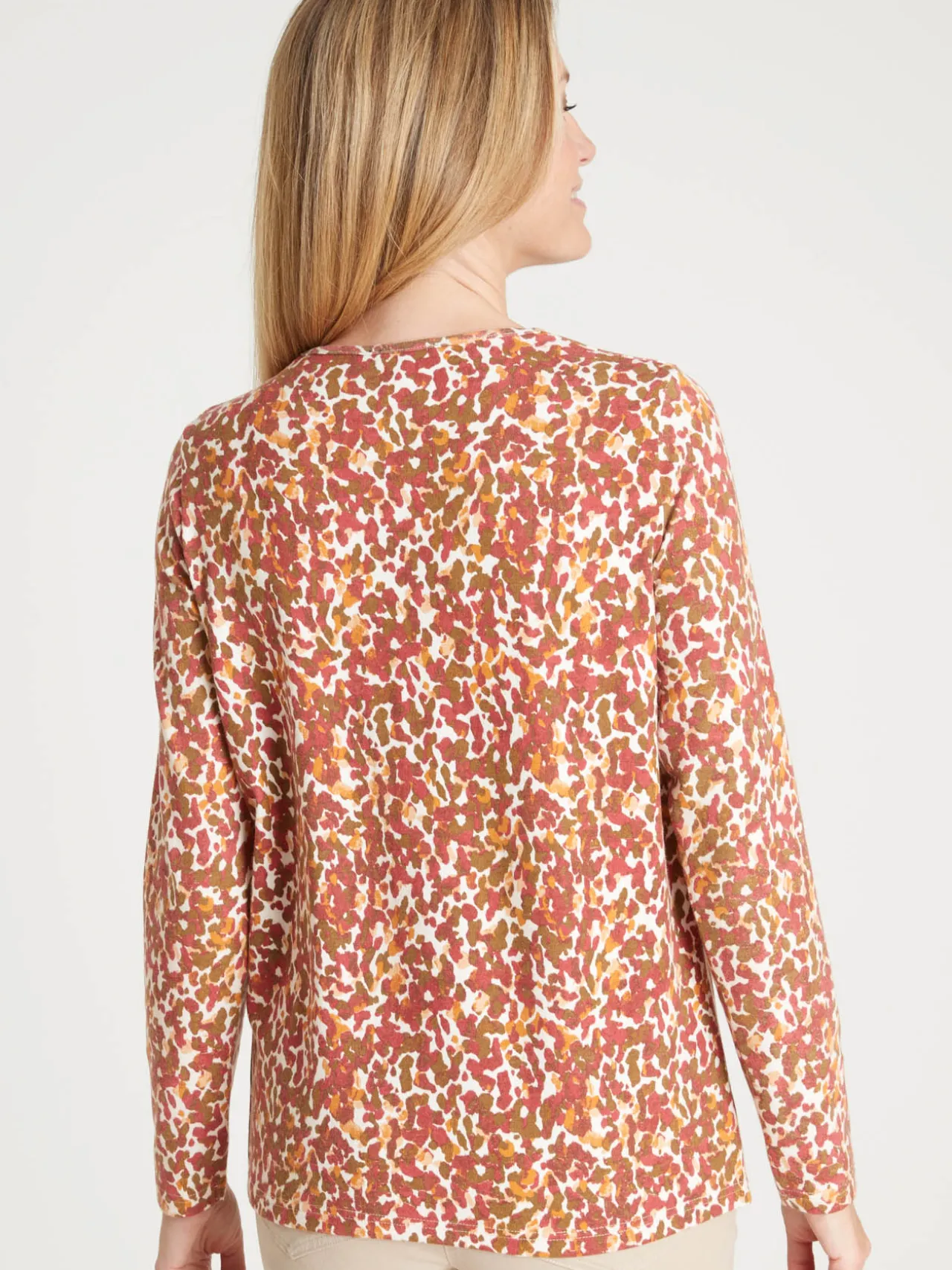 Tee-shirt effet noeud à l'encolure