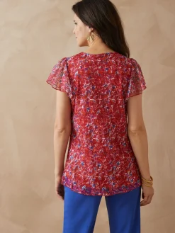 Tee-shirt en maille dentelle