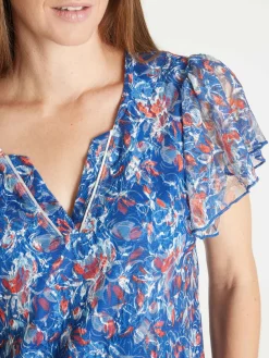 Tee-shirt en maille dentelle