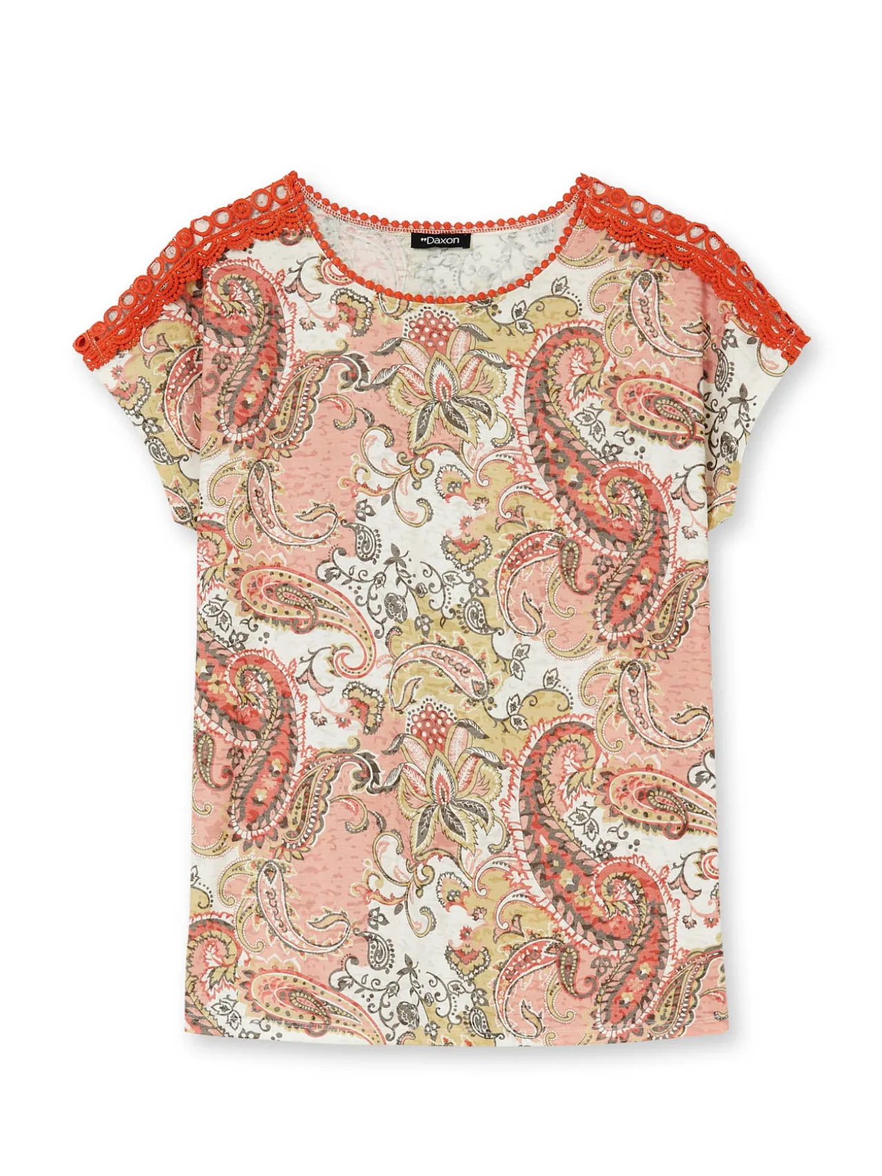 Tee-shirt en maille dévorée