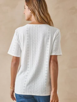 Tee-shirt en maille fantaisie.