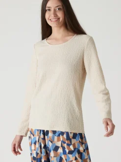 Tee-shirt en maille fantaisie