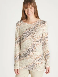 Tee-shirt en maille flammée