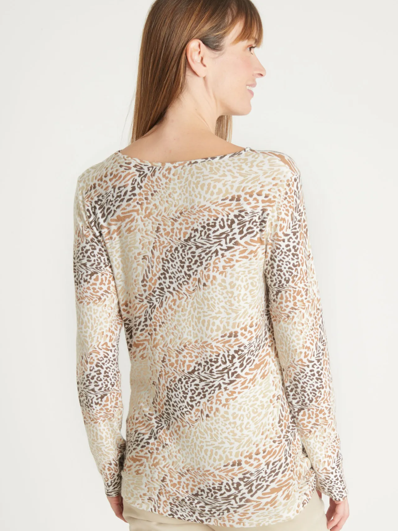 Tee-shirt en maille flammée