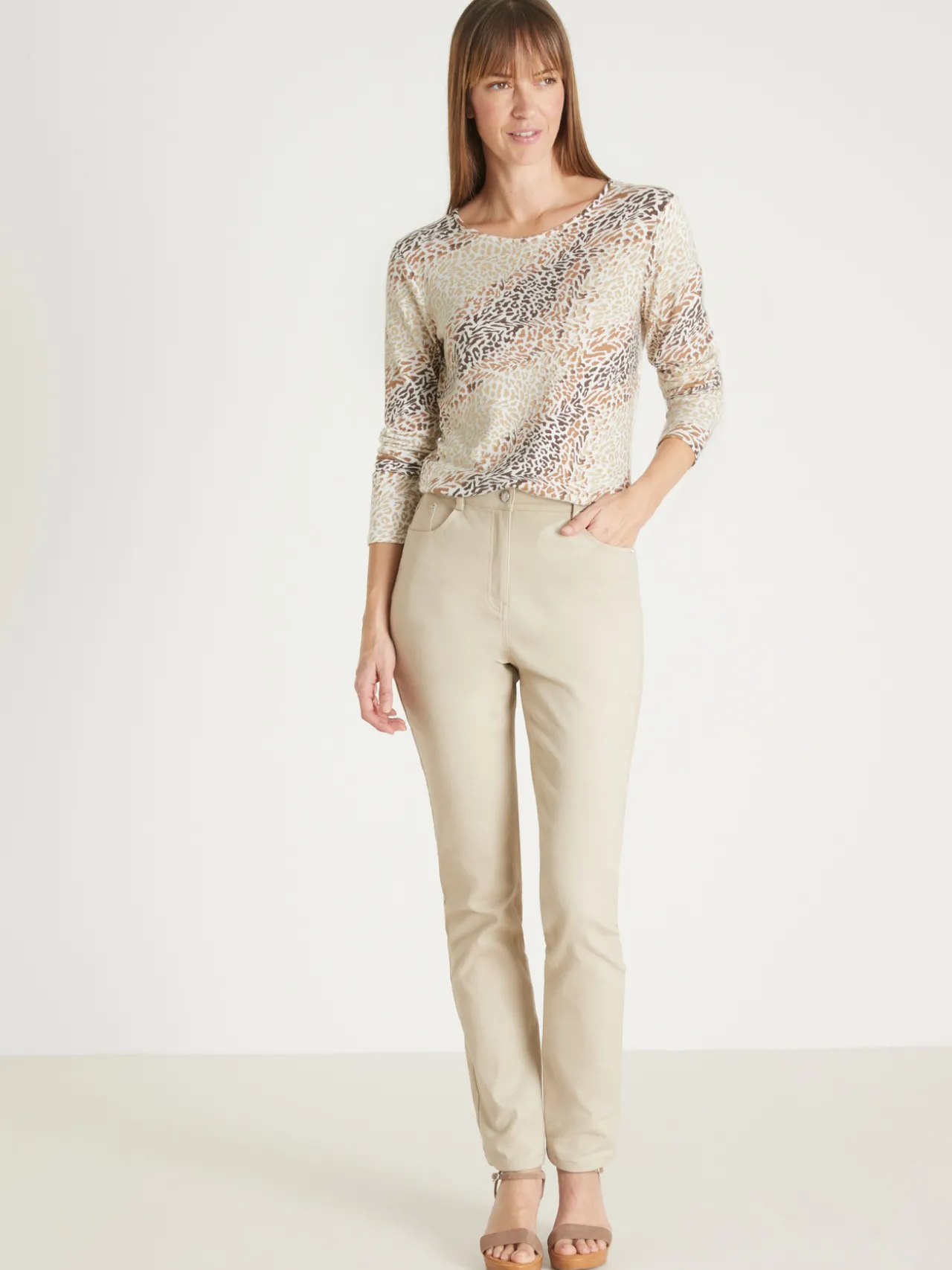 Tee-shirt en maille flammée