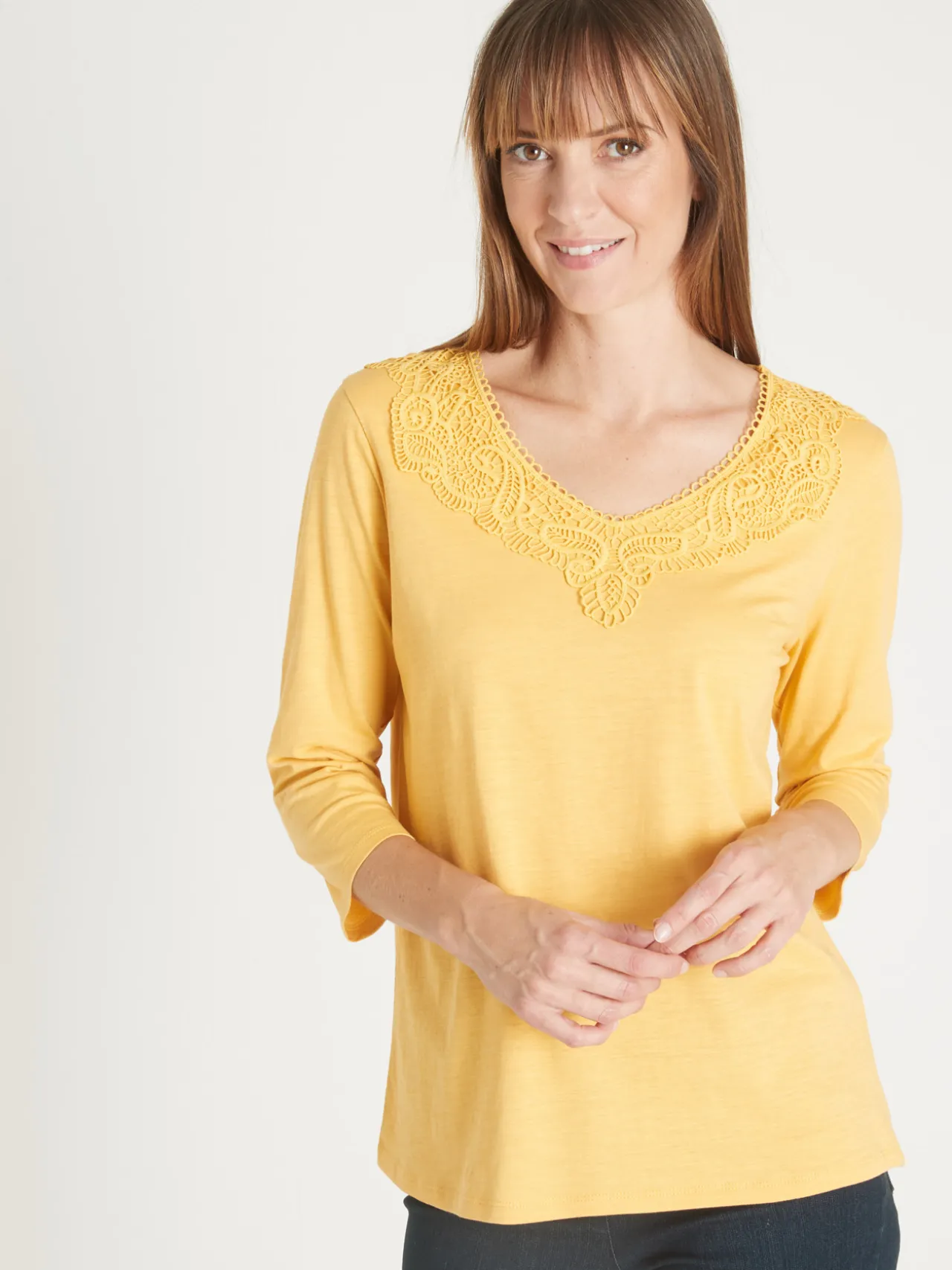 Tee-shirt en maille flammée