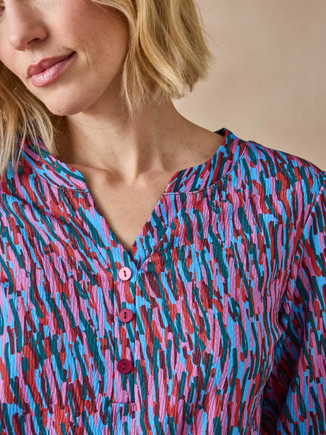 Tee-shirt en maille gaufrée