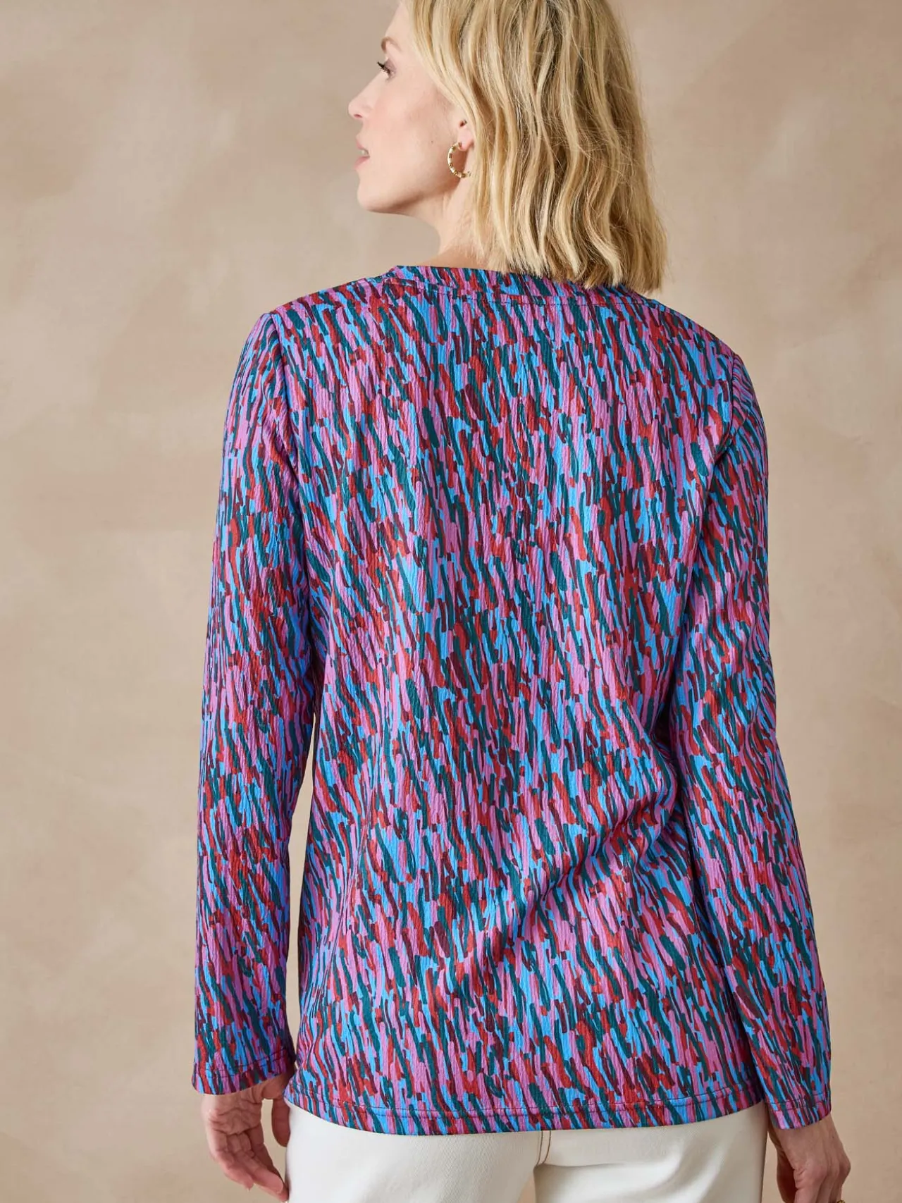 Tee-shirt en maille gaufrée