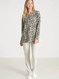 Tee-shirt en maille émerisée