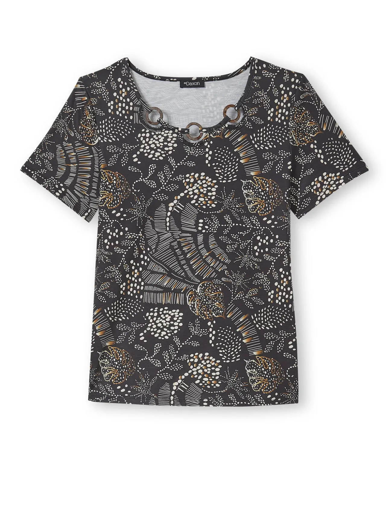 Tee-shirt encolure fantaisie