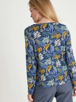 Tee-shirt encolure fantaisie