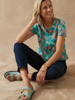 Tee-shirt encolure fantaisie