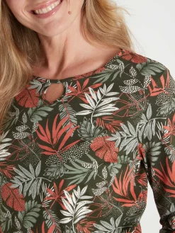 Tee-shirt encolure fantaisie