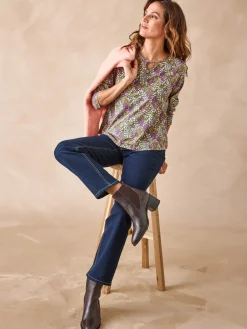 Tee-shirt encolure fantaisie