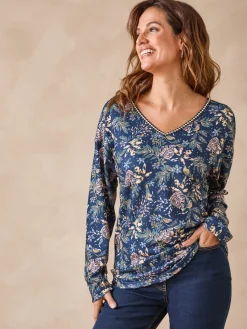 Tee-shirt encolure fantaisie