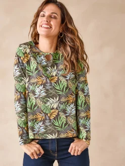 Tee-shirt encolure fantaisie