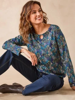 Tee-shirt encolure fantaisie