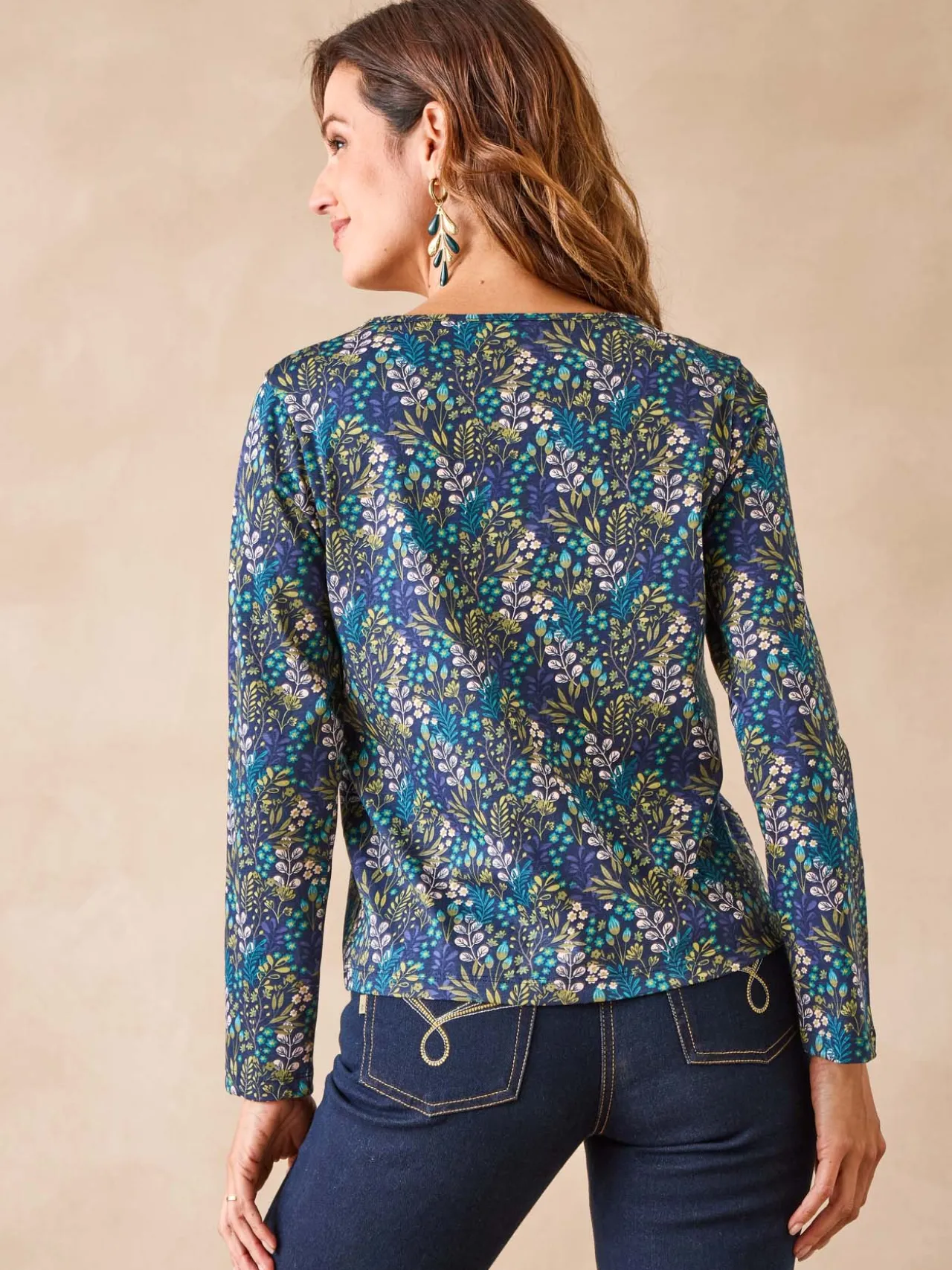 Tee-shirt encolure fantaisie