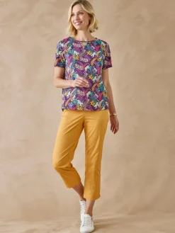 Tee-shirt encolure fantaisie