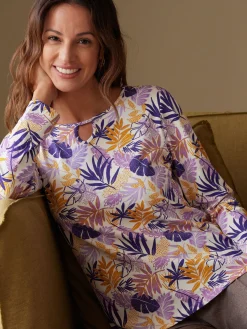 Tee-shirt encolure fantaisie