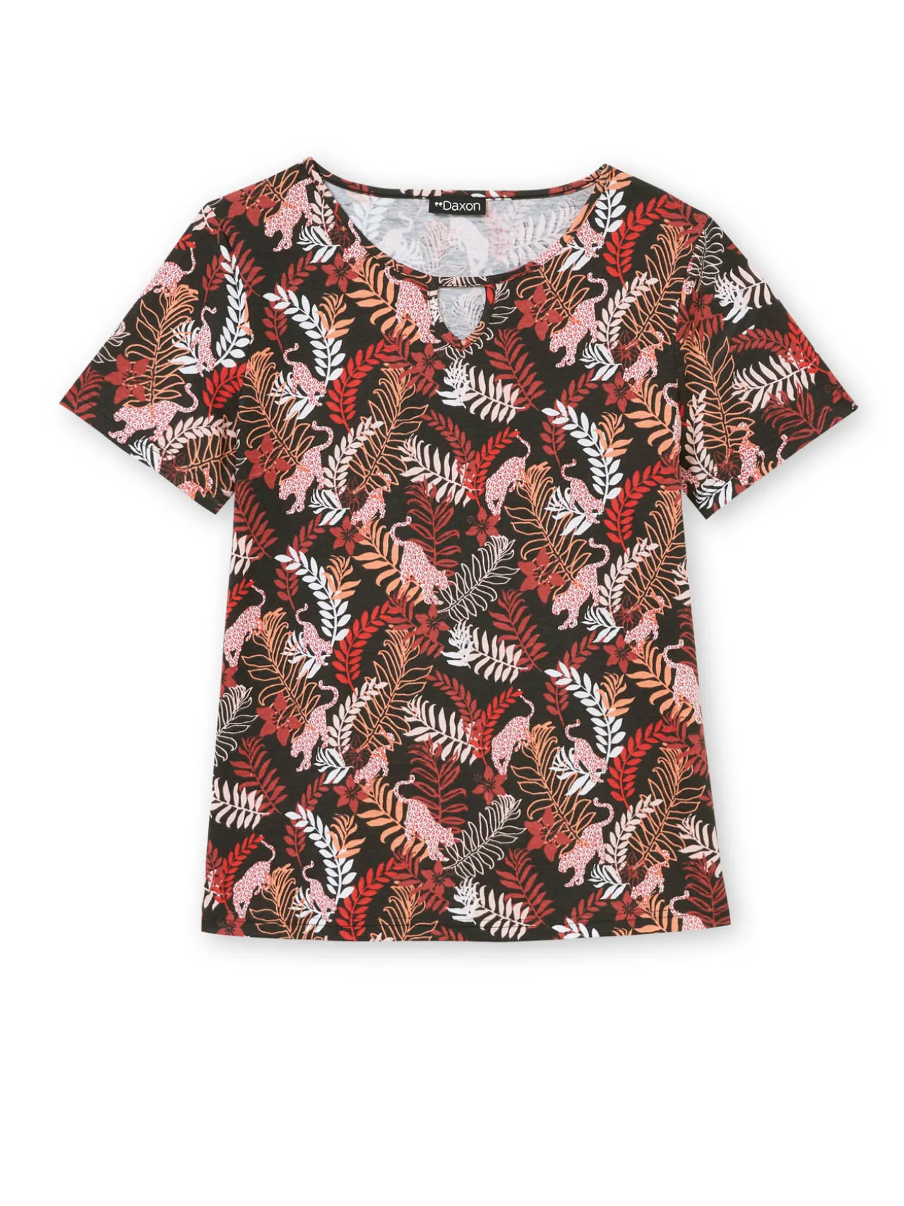 Tee-shirt encolure fantaisie