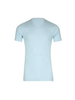 Tee-shirt encolure V, pur coton