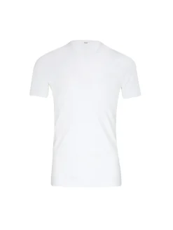 Tee-shirt encolure V, pur coton