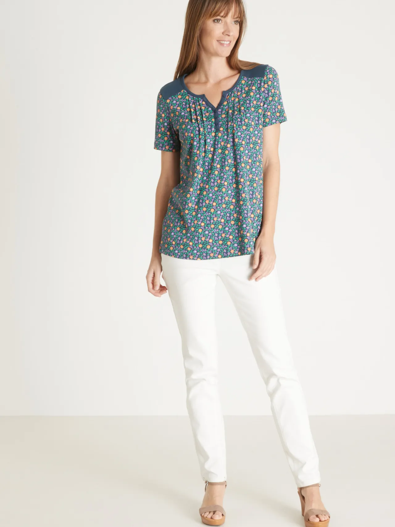 Tee-shirt fantaisie pur coton