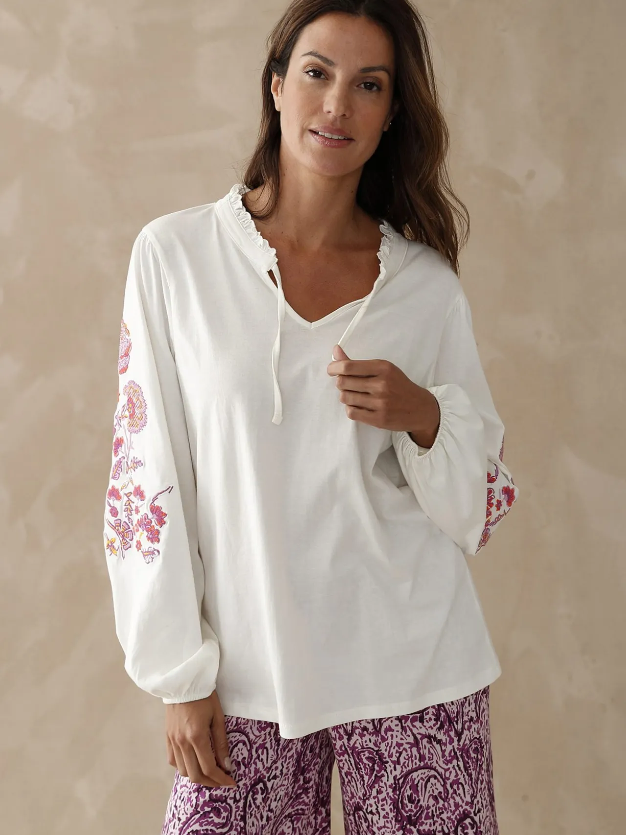 Tee-shirt fantaisie pur coton