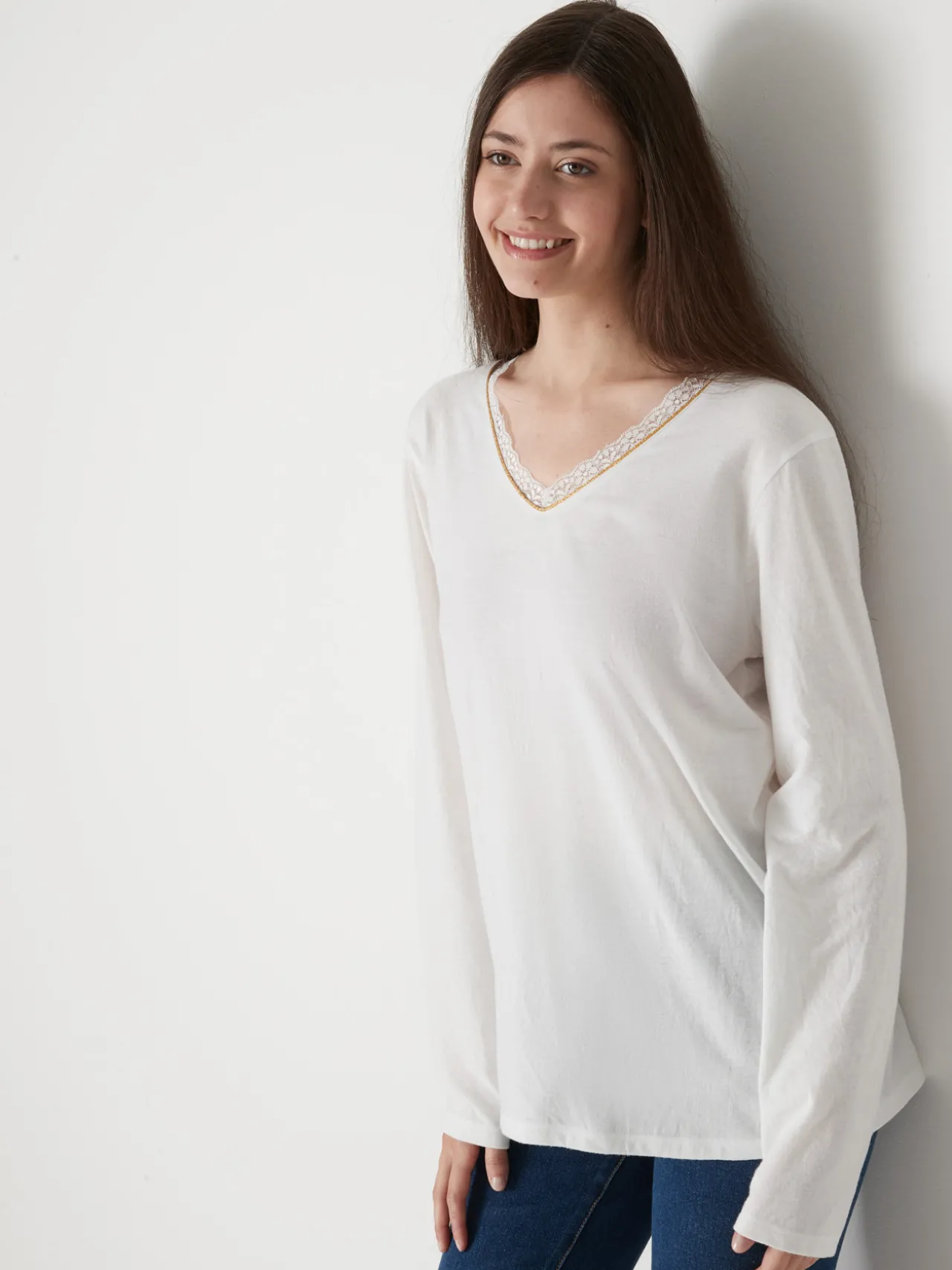 Tee-shirt maille émerisée