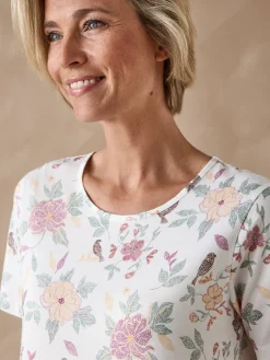 Tee-shirt manches courtes maille coton