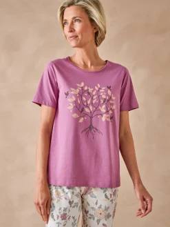 Tee-shirt manches courtes maille coton