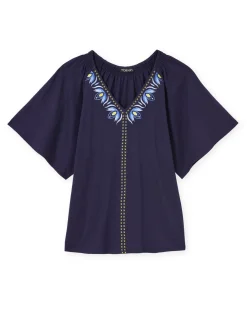 Tee-shirt manches courtes papillon